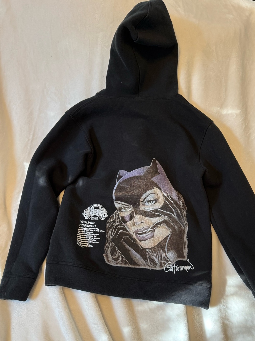 Darc Sport Inspired Catwoman Graphic Hoodie – Black